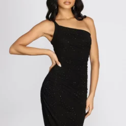 Windsor. Amari Heat Stone One Shoulder Midi Dress -Deals Skirt Store 05001 0251 3 72219026 12ab 4f87 b90f 8cc163f4deca