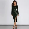 Windsor. Aerin Formal Sequin Midi Dress -Deals Skirt Store 05001 0267 1