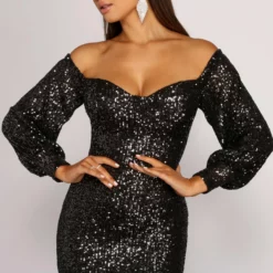 Windsor. Lara Formal Sequin Mini Dress -Deals Skirt Store 05001 0525 3