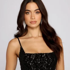 Windsor. Lissie Formal Sequin Mini Dress -Deals Skirt Store 05001 0530 3