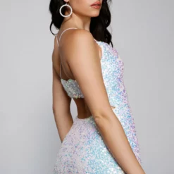 Windsor. Allie Formal Sequin Open Back Dress -Deals Skirt Store 05001 0598 3