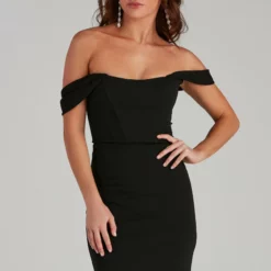 Windsor. Sheila Crepe Corset Midi Formal Dress 16 Windsor. Sheila Crepe Corset Midi Formal Dress -Deals Skirt Store 05001 0861 3
