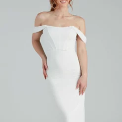 Windsor. Sheila Crepe Corset Midi Formal Dress 20 Windsor. Sheila Crepe Corset Midi Formal Dress -Deals Skirt Store 05001 0864 3 52982d31 1655 4de3 bff6 4e33a81f0122