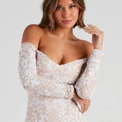 Windsor. Maddie Off-The-Shoulder Party Dress -Deals Skirt Store 05001 1024 4