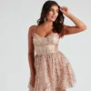 Windsor. Bridget Glitter A-Line Party Dress