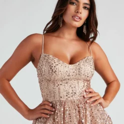 Windsor. Bridget Glitter A-Line Party Dress -Deals Skirt Store 05001 1144 4 1e3868b4 08a6 4342 bad8 29d4d7d20f7e