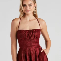 Windsor. Kaylee Formal Woven Glitter Party Dress -Deals Skirt Store 05001 1153 4