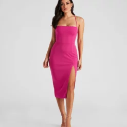 Windsor. Henley Formal Lace-Up Midi Dress -Deals Skirt Store 05001 1227 1 80dd52bf 85c7 4574 9410 7230086df077