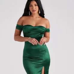 Windsor. Kathryn Formal Satin Corset Midi Dress 9 Windsor. Kathryn Formal Satin Corset Midi Dress -Deals Skirt Store 05001 1350 4