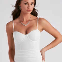 Windsor. Meg Crepe Feather Trim Party Dress -Deals Skirt Store 05001 1409 4