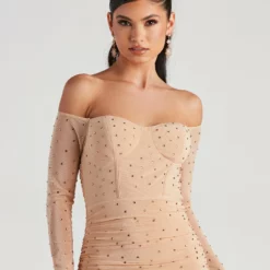 Windsor. Marilyn Rhinestone Mesh Mini Dress -Deals Skirt Store 05001 1412 4