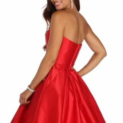 Windsor. Noelle Formal Satin Party Dress -Deals Skirt Store 05001 3943 3