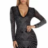 Windsor. Deandra Precious Heat Stone Bodycon Dress 1 Windsor. Deandra Precious Heat Stone Bodycon Dress -Deals Skirt Store 05001 3985 1