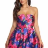 Windsor. Nancy Floral Satin Party Dress 2 Windsor. Nancy Floral Satin Party Dress -Deals Skirt Store 05001 4078 1 d9f1490f 71e2 4dfd a0db 89da3b83bfc4