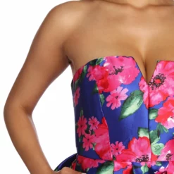 Windsor. Nancy Floral Satin Party Dress -Deals Skirt Store 05001 4078 4