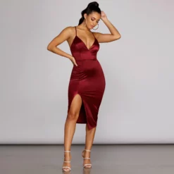 Windsor. Kenzie Formal Lattice Midi Dress -Deals Skirt Store 05001 4094 1