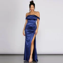 Windsor. Madonna Satin Evening Gown -Deals Skirt Store 05002 0140 3 6c916252 fb39 47a6 a235 2df2ce5d36a7