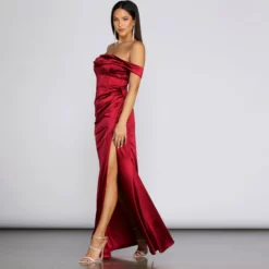 Windsor. Madonna Satin Evening Gown -Deals Skirt Store 05002 0141 3