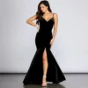 Windsor. Mischa Velvet Mermaid Gown 2 Windsor. Mischa Velvet Mermaid Gown -Deals Skirt Store 05002 0249 1