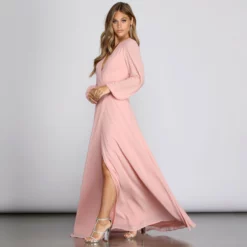 Windsor. Mavis Chiffon Wrap Gown -Deals Skirt Store 05002 0300 4