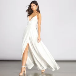 Windsor. Vianney Formal Satin Dress -Deals Skirt Store 05002 0377 3