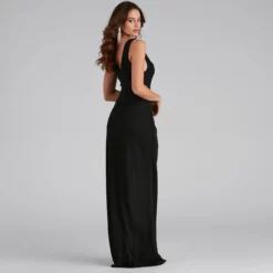 Windsor. Viv Formal Crepe Wrap Dress -Deals Skirt Store 05002 0796 2