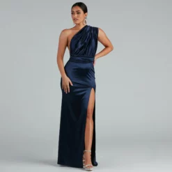 Windsor. Johanna Formal Convertible Ties Satin Dress -Deals Skirt Store 05002 1126 7 f4206ef7 ba7d 417d 8374 5f8323039550