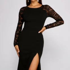 Windsor. Scarlett Formal High Slit Lace Mermaid Dress -Deals Skirt Store 05002 1145 3 f0c2d25f 4637 4409 b97a e0933f09f9c0