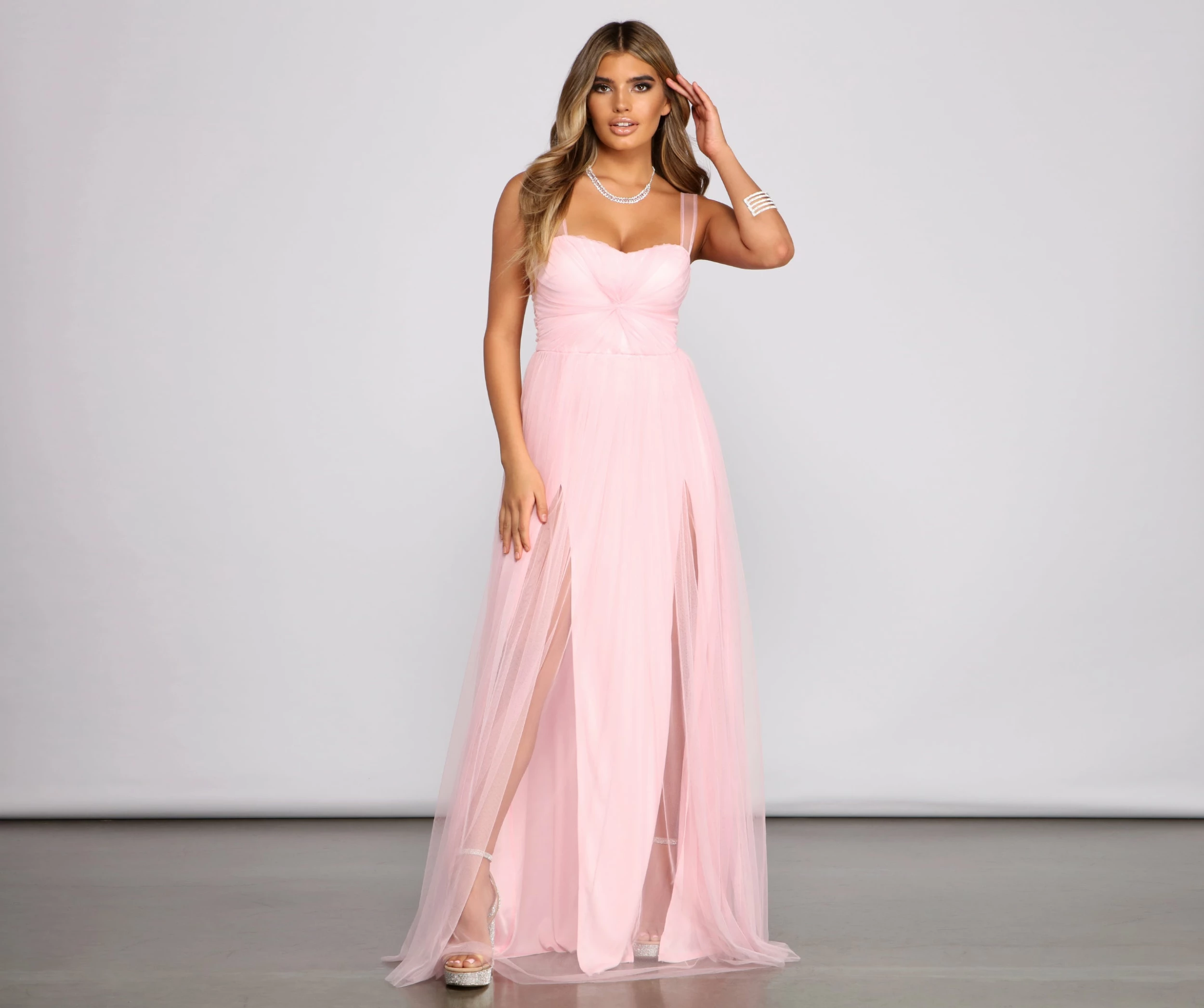 Windsor. Vanessa Sweetheart A-Line Tulle Dress 3 Windsor. Vanessa Sweetheart A-Line Tulle Dress