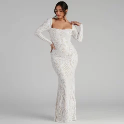 Windsor. Yesenia Formal Sequin Mermaid Dress