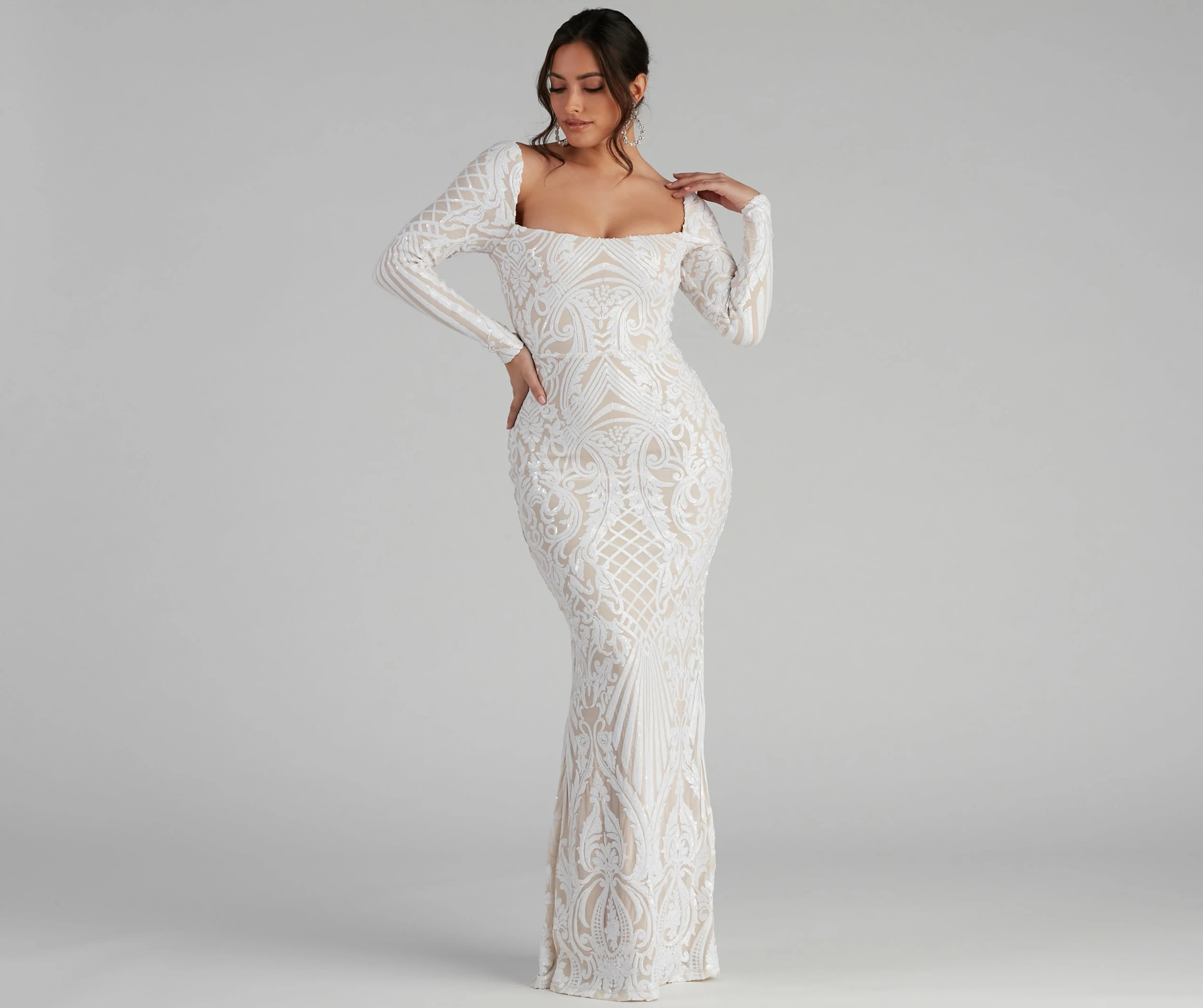 Windsor. Yesenia Formal Sequin Mermaid Dress 3 Windsor. Yesenia Formal Sequin Mermaid Dress