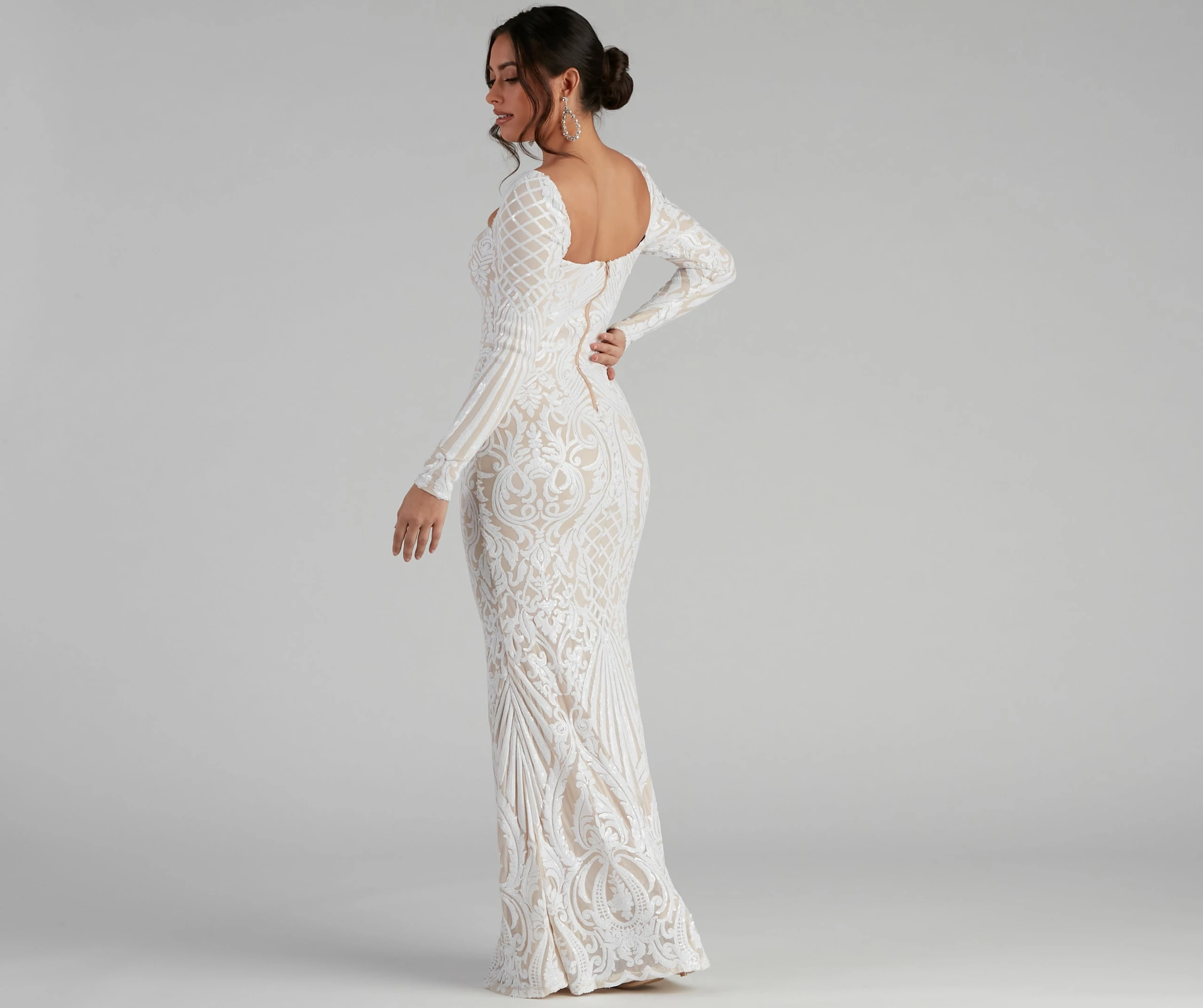 Windsor. Yesenia Formal Sequin Mermaid Dress 4 Windsor. Yesenia Formal Sequin Mermaid Dress - Image 2