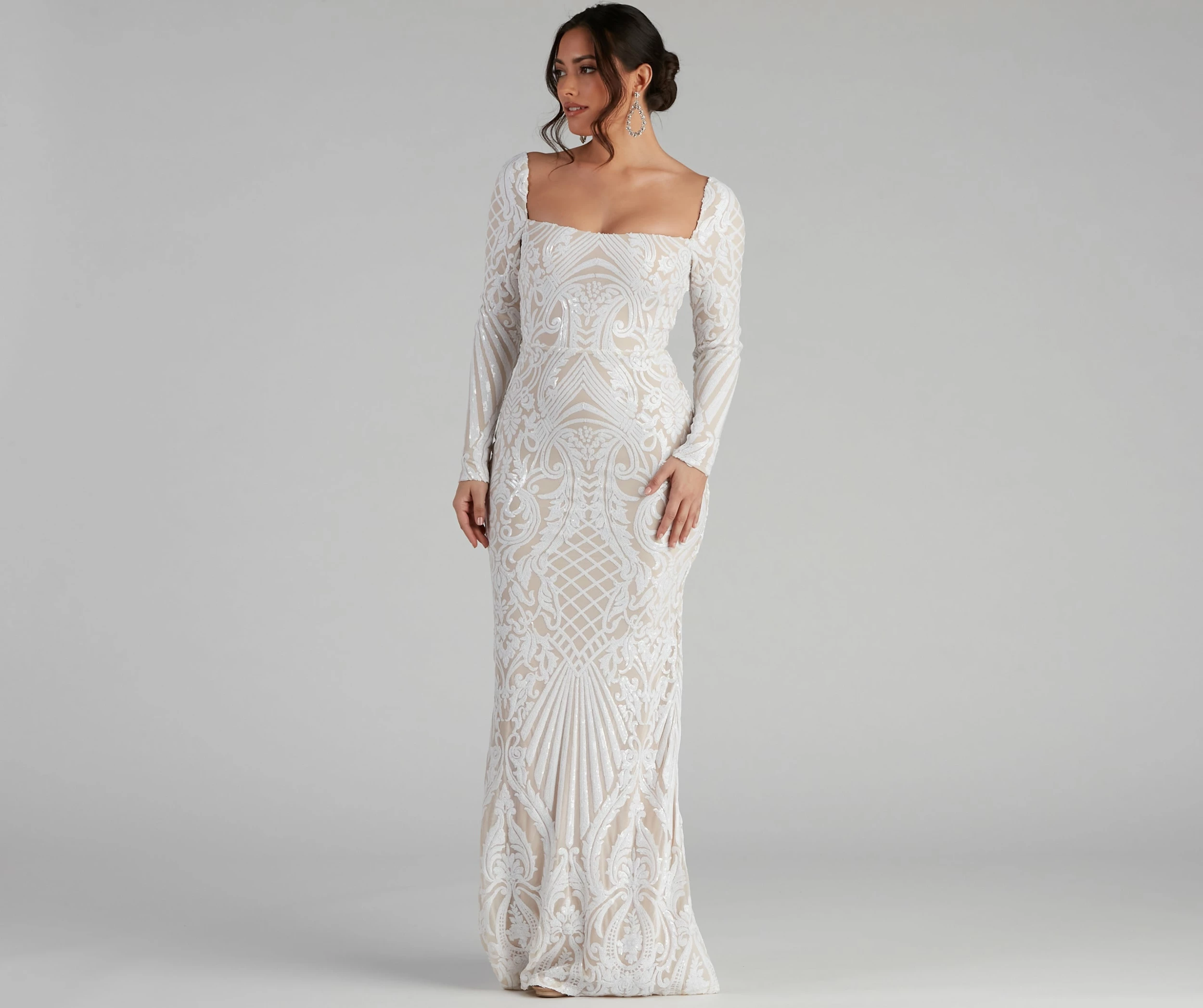 Windsor. Yesenia Formal Sequin Mermaid Dress 6 Windsor. Yesenia Formal Sequin Mermaid Dress - Image 4