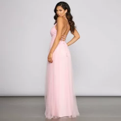 Windsor. Saylor Formal Double Slit Tulle Dress -Deals Skirt Store 05002 1236 2 86b816ac 5dd9 4988 bb37 114363977a19