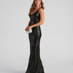 Windsor. Lila Formal Open-Back Sequin Mermaid Dress -Deals Skirt Store 05002 1287 3