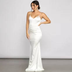 Windsor. Emilia Draped Satin Gown -Deals Skirt Store 05002 1290 3 b1a9cfdb 39c6 4083 9833 27f650038325