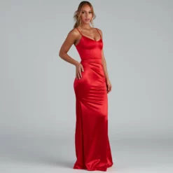Windsor. Emilia Draped Satin Gown -Deals Skirt Store 05002 1291 4 3d085b27 71e2 467f b8db 9e9258ed2930