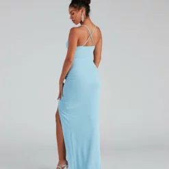 Windsor. Tiffany Sleeveless High Slit Formal Dress -Deals Skirt Store 05002 1369 2