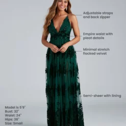 Windsor. Morgan Formal Flocked Velvet Dress 36 Windsor. Morgan Formal Flocked Velvet Dress -Deals Skirt Store 05002 1399 9 1