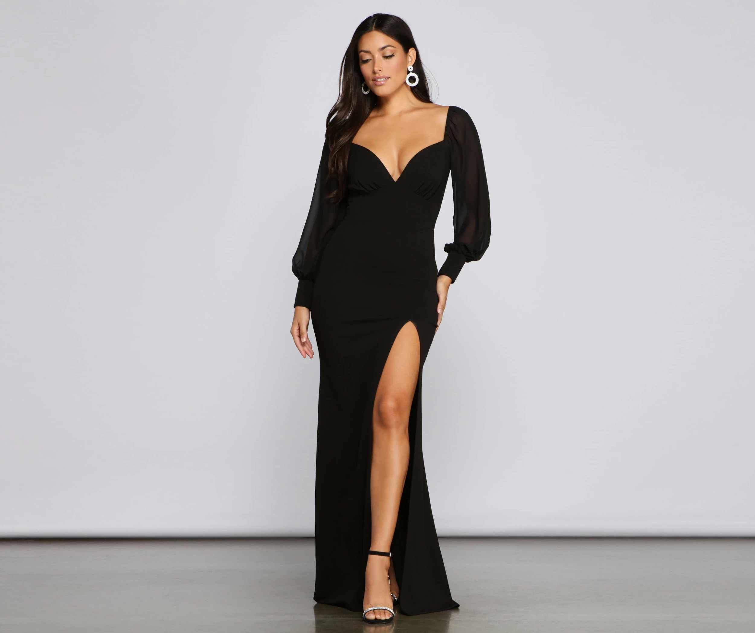 Windsor. Viola Formal Chiffon A-Line Dress 3 Windsor. Viola Formal Chiffon A-Line Dress