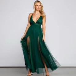 Windsor. Saylor Formal Double Slit Tulle Dress -Deals Skirt Store 05002 1669 5 5831c9d4 8075 4413 9c86 f8c09dfac642