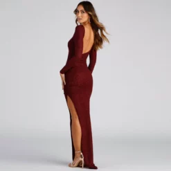 Windsor. Denise Long Sleeve Glitter Knit Dress -Deals Skirt Store 05002 1710 1