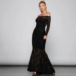Windsor. Betty Formal Off The Shoulder Lace Dress -Deals Skirt Store 05002 1711 5 8d7022b6 ab5d 4497 9c07 aff5b013d848