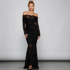Windsor. Betty Formal Off The Shoulder Lace Dress -Deals Skirt Store 05002 1711 8