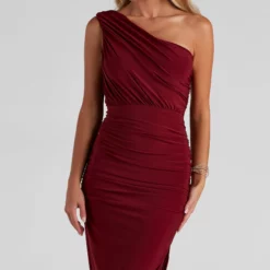 Windsor. Adora Formal One-Shoulder Ruched Dress 33 Windsor. Adora Formal One-Shoulder Ruched Dress -Deals Skirt Store 05002 1754 4 ffbe38e2 b8e9 495f b516 7b84f31fc211