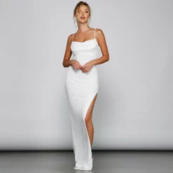 Windsor. Fatima Sequin Cowl Neck Bodycon Formal Dress 32 Windsor. Fatima Sequin Cowl Neck Bodycon Formal Dress -Deals Skirt Store 05002 1774 3