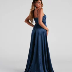 Windsor. Jaxine Formal Satin Corset Dress -Deals Skirt Store 05002 1843 2