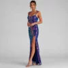 Windsor. Polly Formal High Slit Sequin Dress -Deals Skirt Store 05002 1846 1