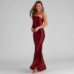 Windsor. Emma One-Shoulder Mermaid Dress 9 Windsor. Emma One-Shoulder Mermaid Dress -Deals Skirt Store 05002 1961 4