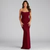 Windsor. Cassidy Strapless Trumpet Formal Dress